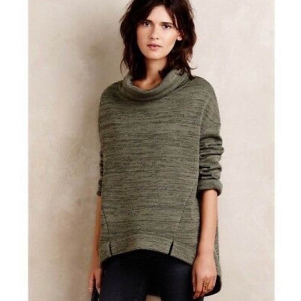 Anthroplogie Saturday Sunday cowl neck sweatshirt size small